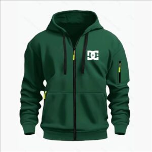 Full Zipper Premium Hoodie (Green)