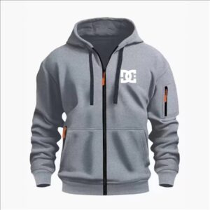Full Zipper Premium Hoodie (Grey)